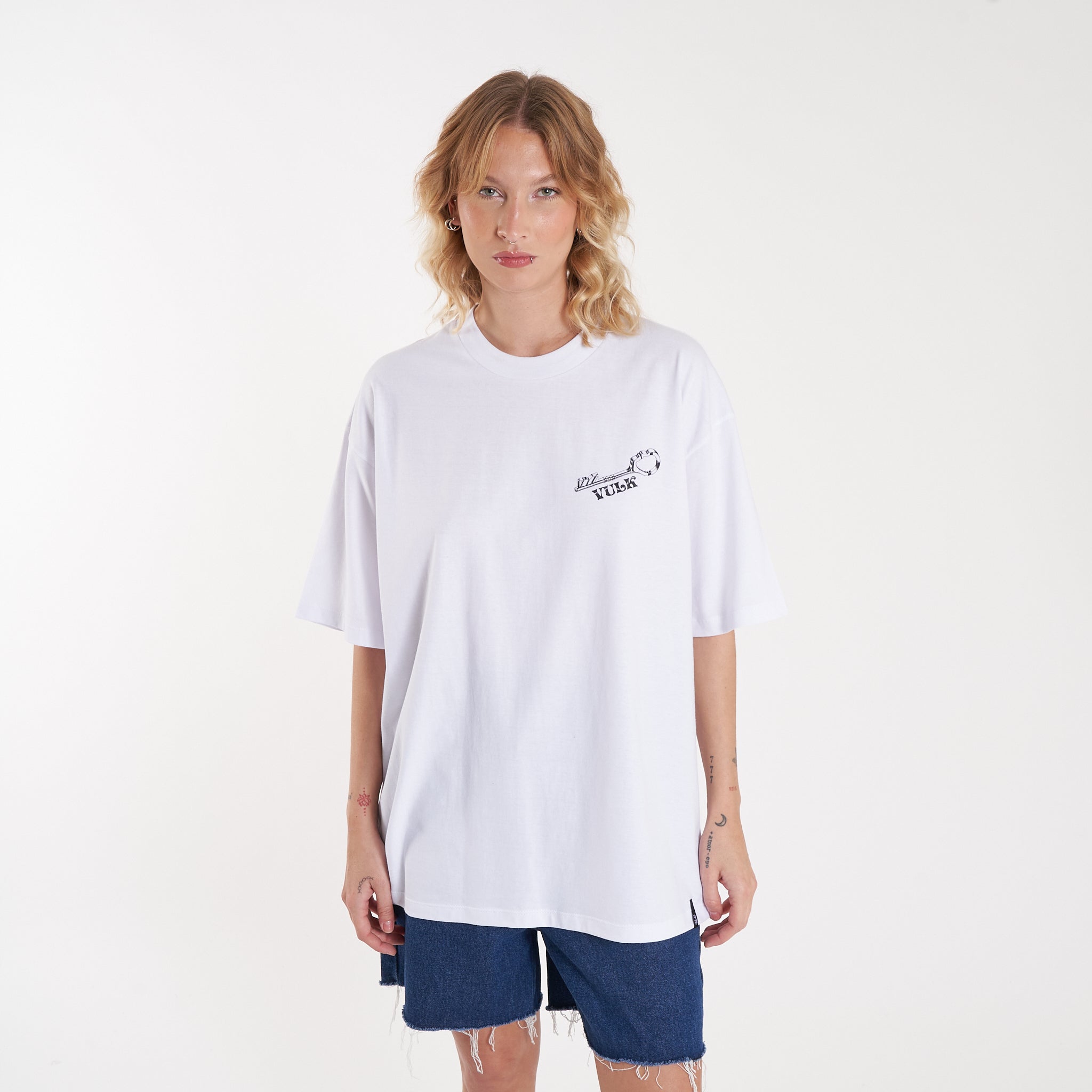Remera Mc Vulk Keychain Tee White