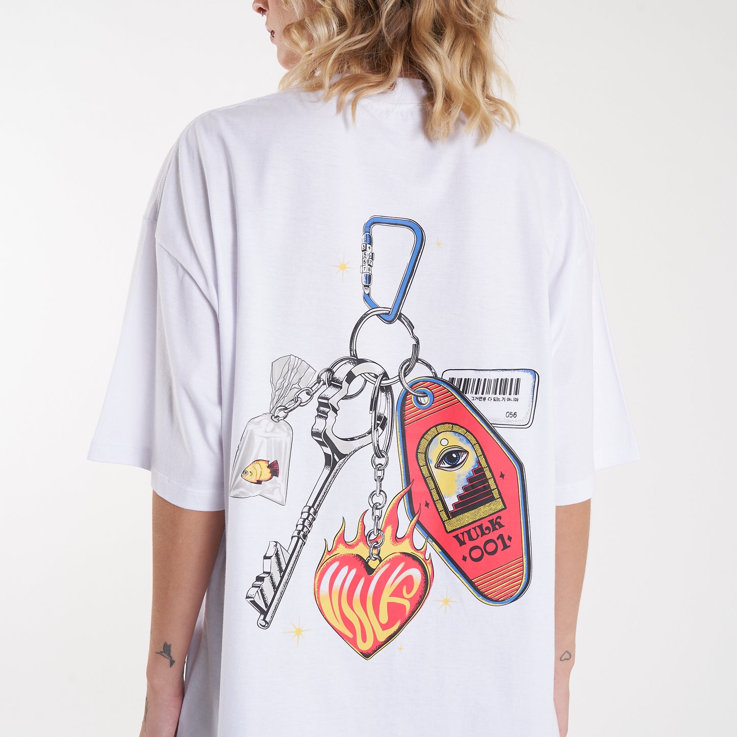 Remera Mc Vulk Keychain Tee White