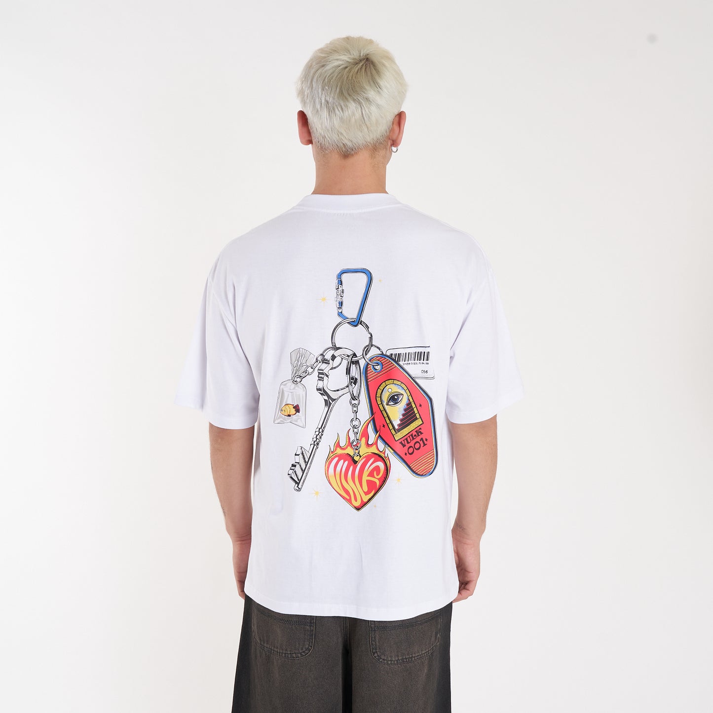 Remera Mc Vulk Keychain Tee White