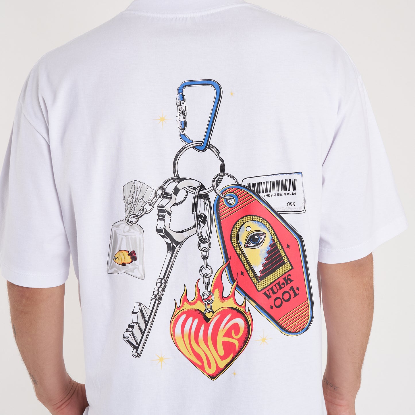 Remera Mc Vulk Keychain Tee White