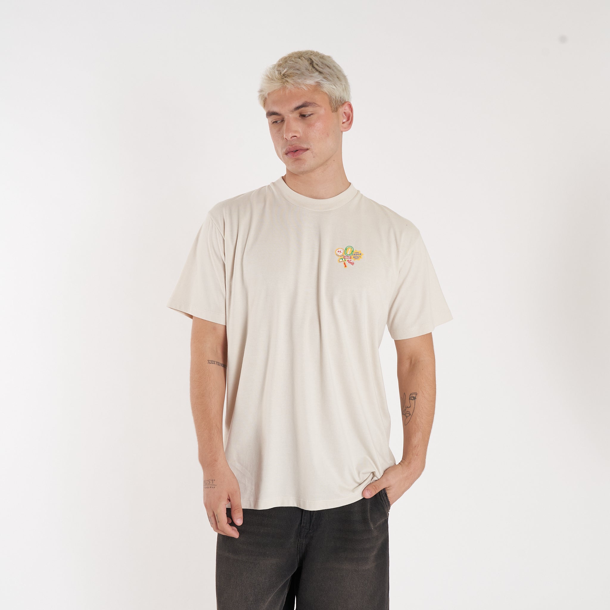 Remera Mc Vulk Support Tee Cream