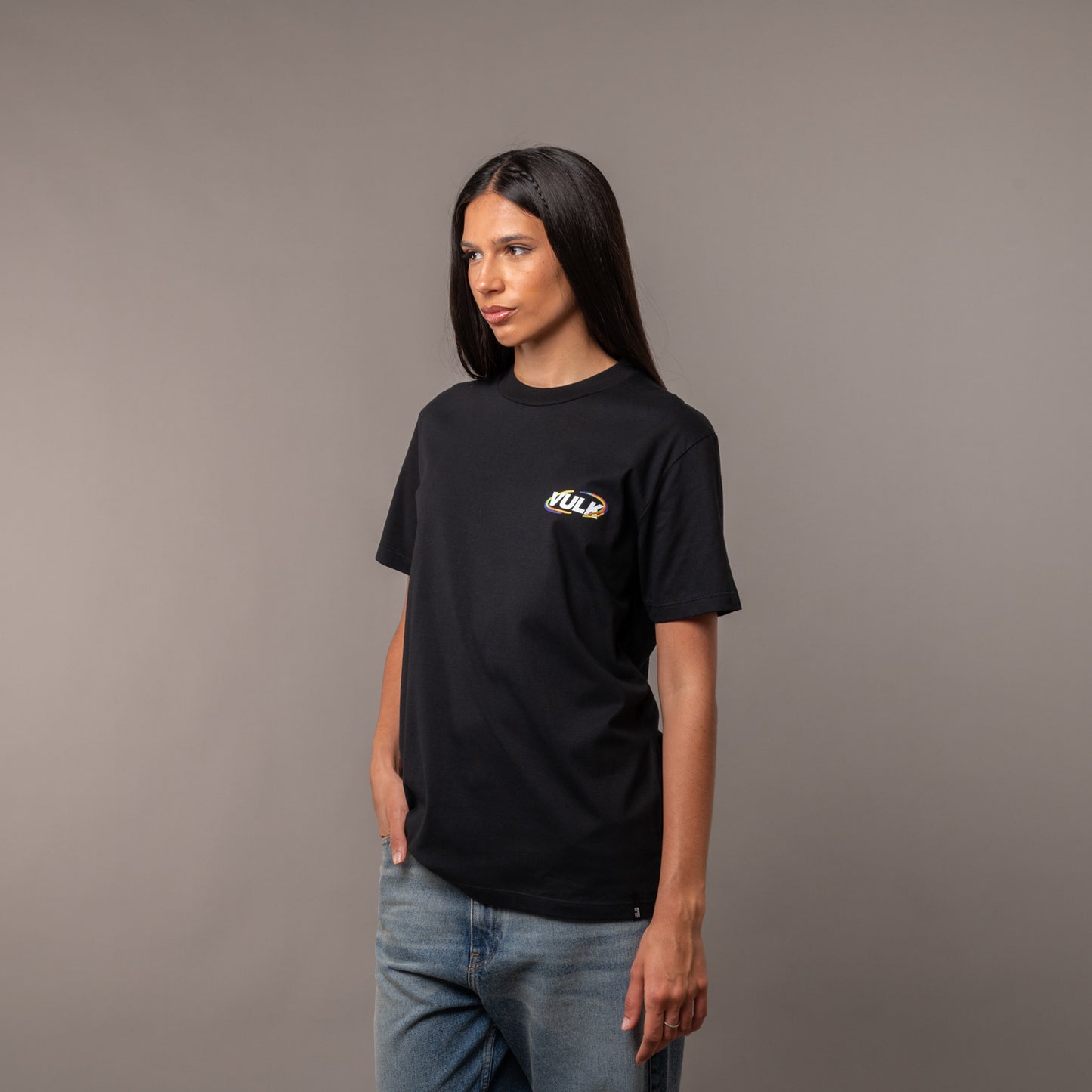 Remera Vulk Twister Black