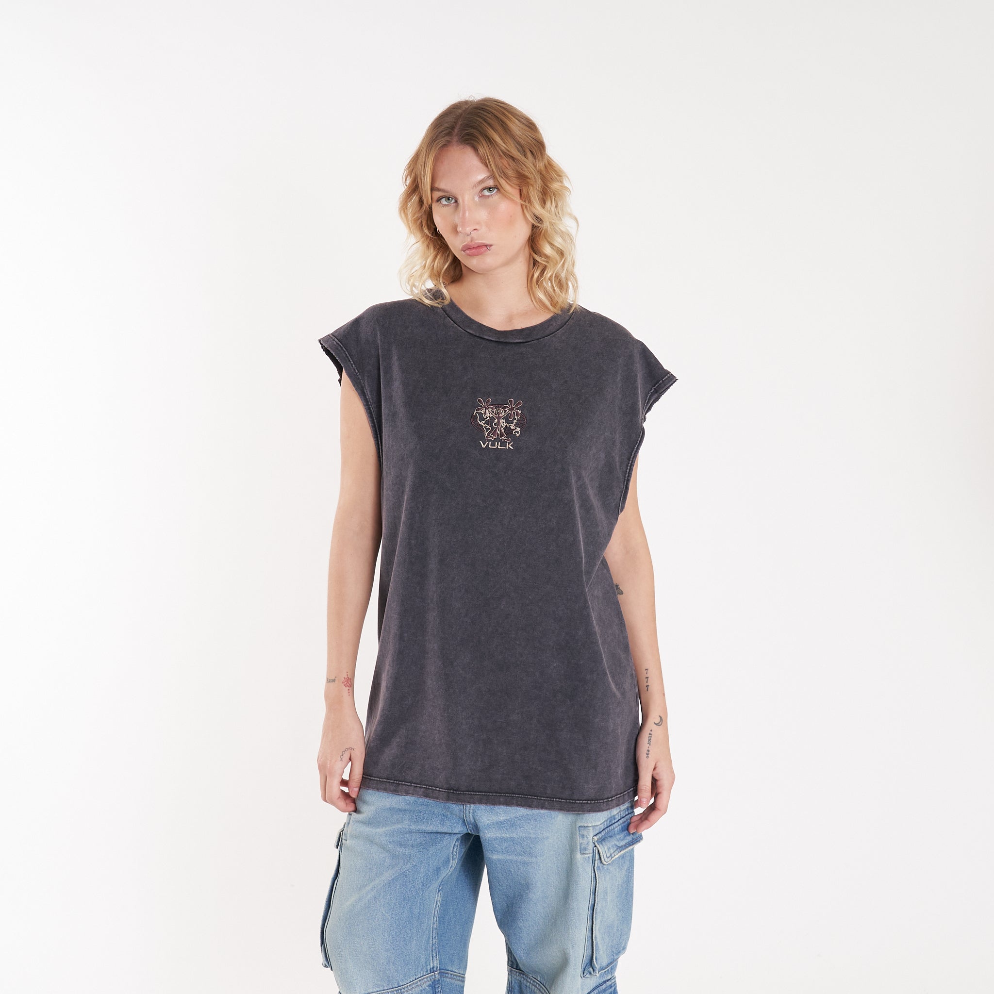 Musculosa Vulk Dorian Muscle Off Black