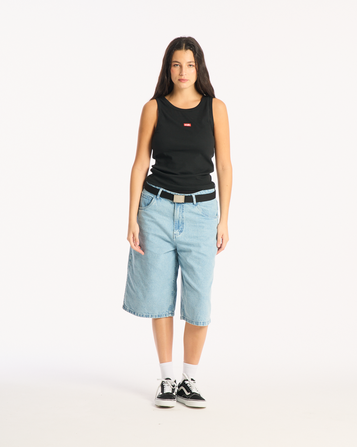 Musculosa Vulk Alexa Tank Black