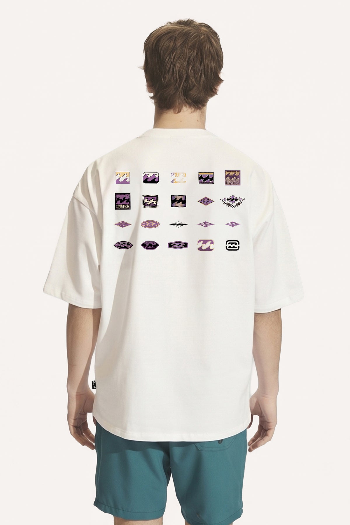 Remera Mc Billabong Timeline Og Tee Blanco