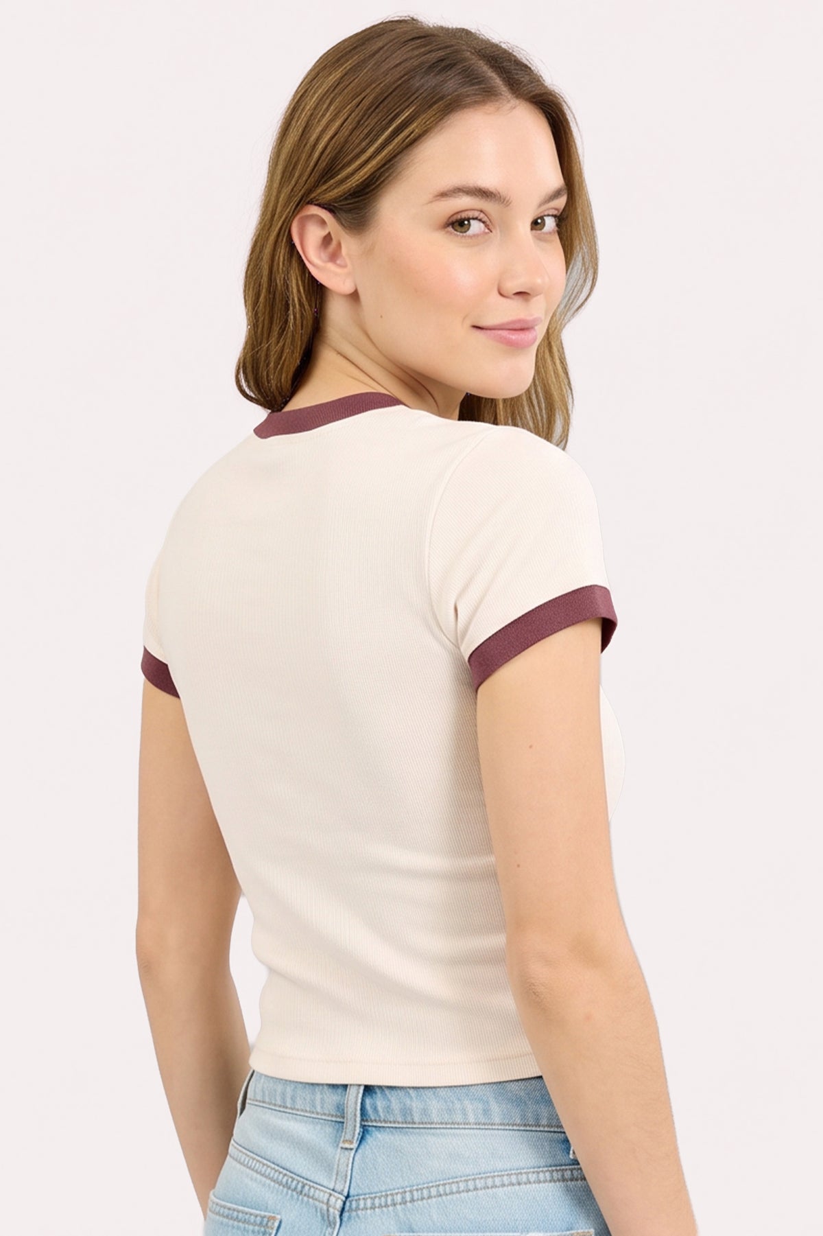 Remera Mc Billabong Sand Drifter Baby Tee Crudo