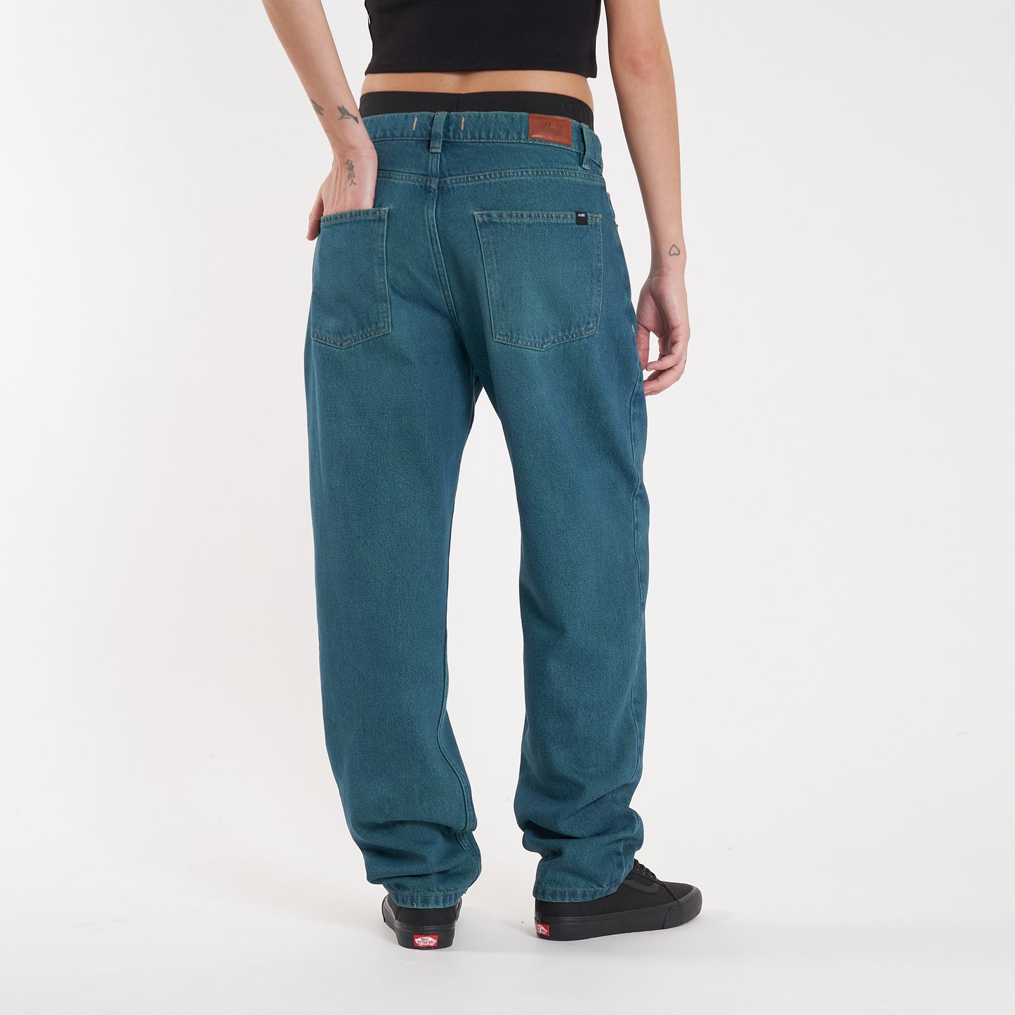 Jean Vulk Gustav Relax Jean Blue Green