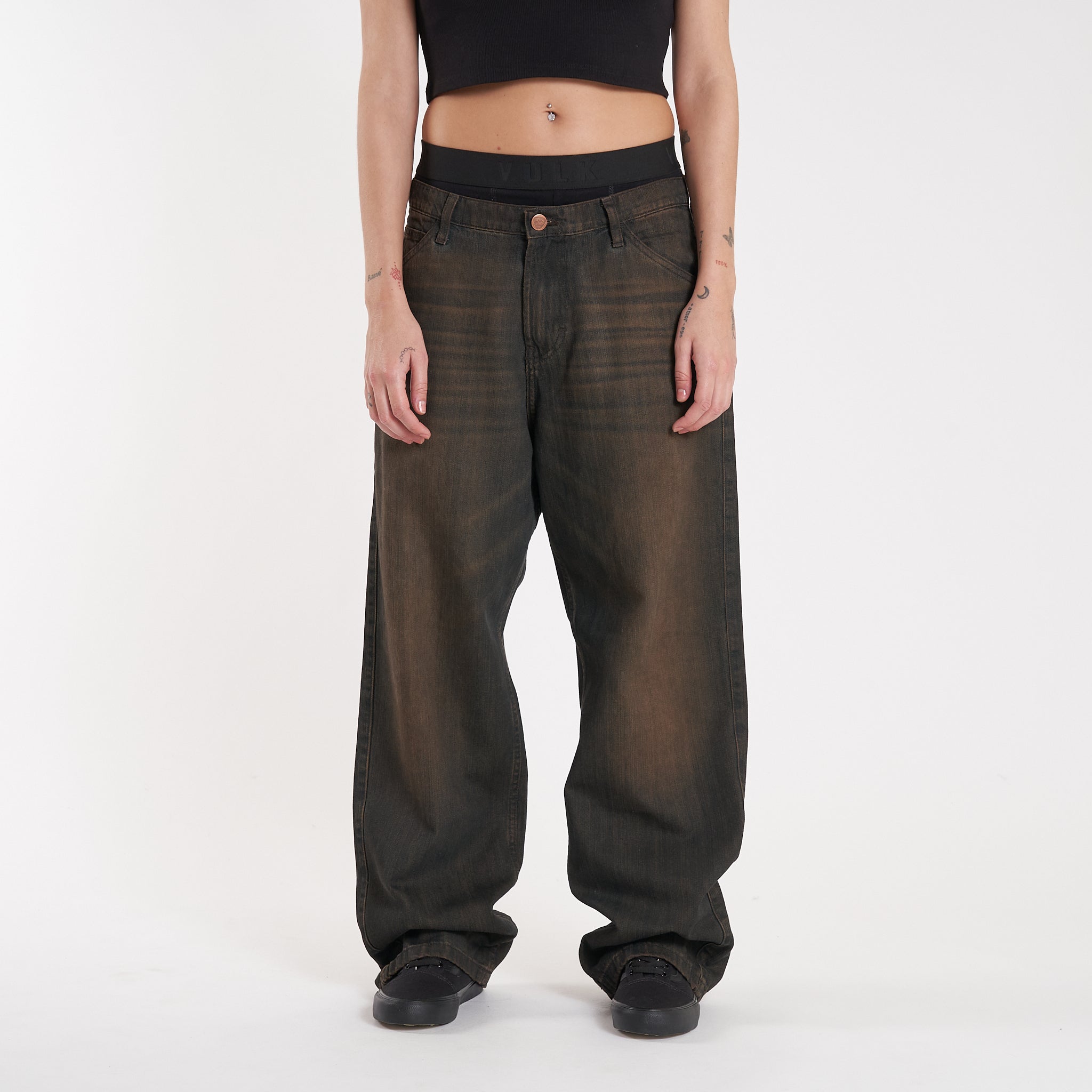 Jean Vulk Peter Extra Relax Jean Dark Brown