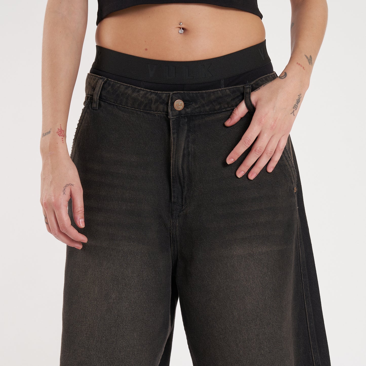 Bermuda Vulk Venice Relax Long Ws Oxyd Black
