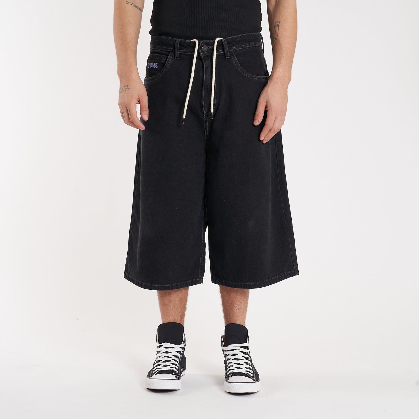 Bermuda Vulk Marcus Wide Long Ws Black