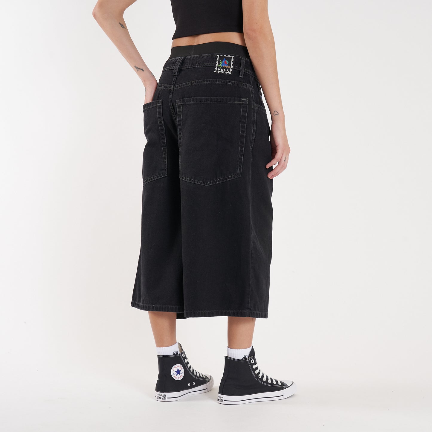 Bermuda Vulk Marcus Wide Long Ws Black