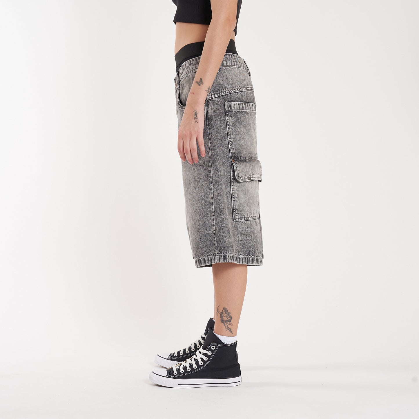 Bermuda Vulk Graff Relax Long Ws Grey