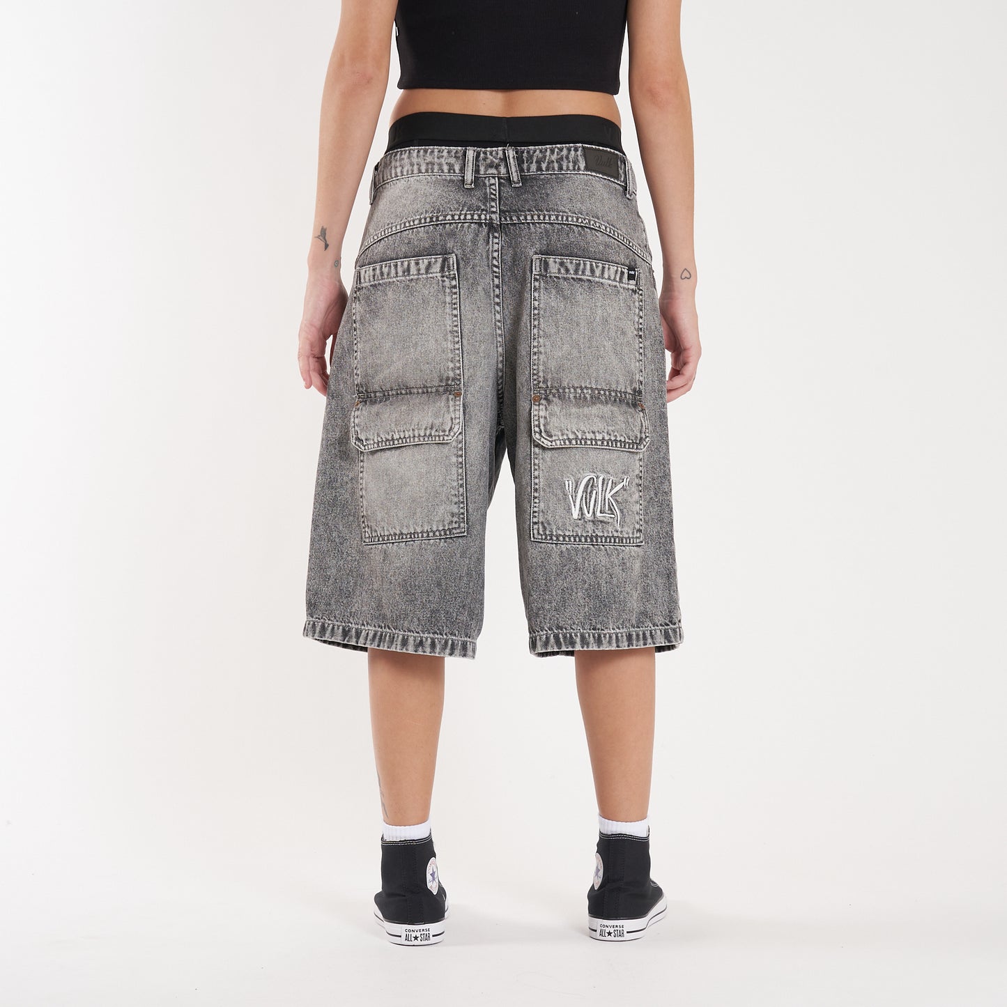 Bermuda Vulk Graff Relax Long Ws Grey