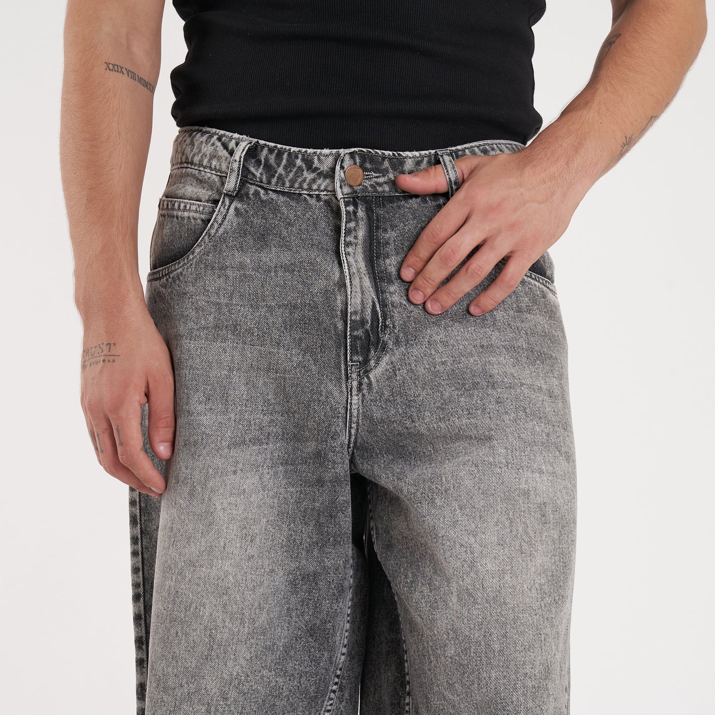 Bermuda Vulk Graff Relax Long Ws Grey