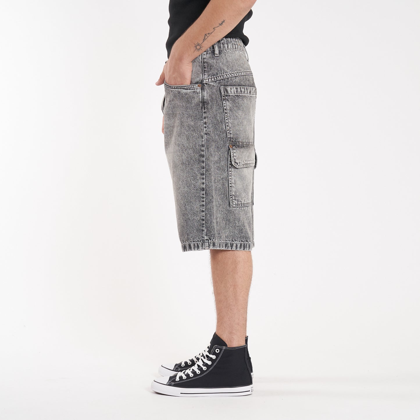 Bermuda Vulk Graff Relax Long Ws Grey