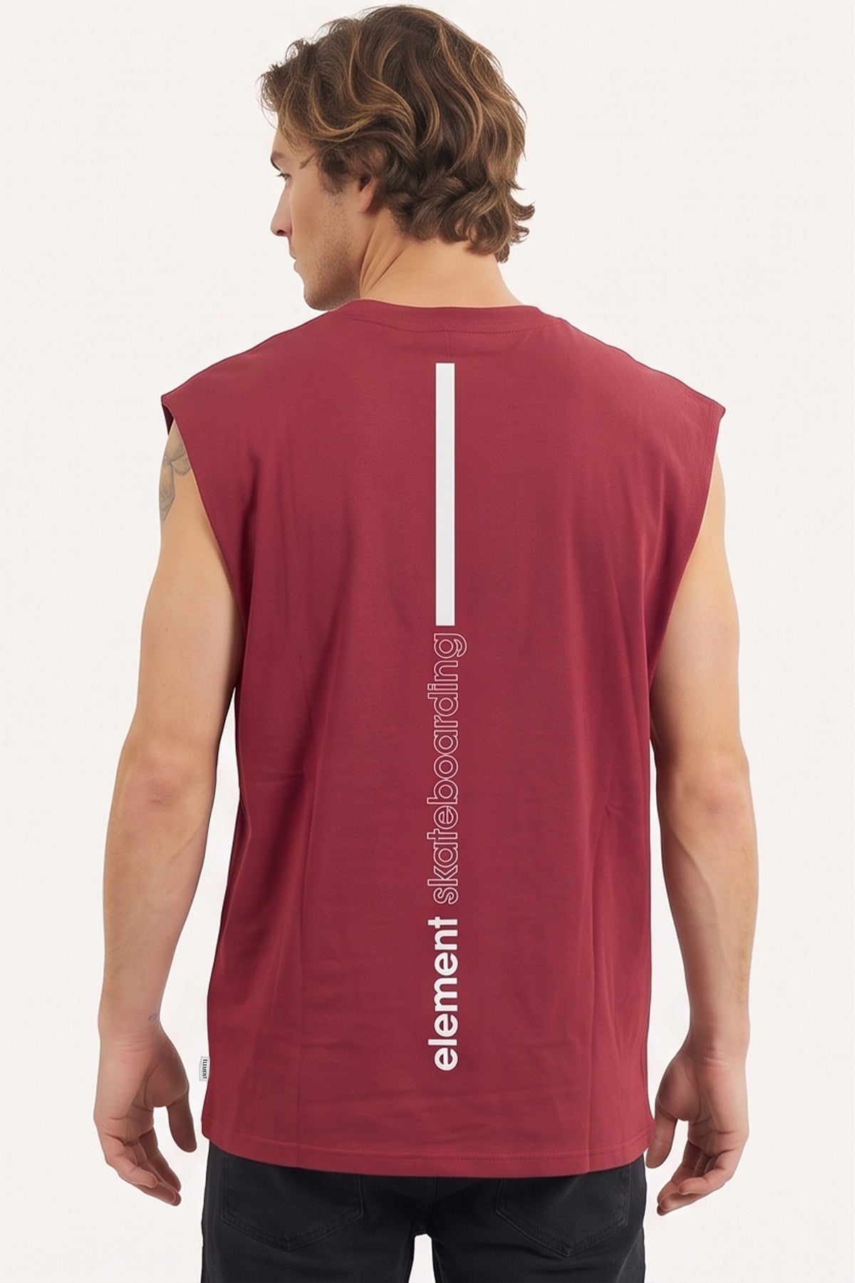 Musculosa Element Nature Over Muscle Rojo