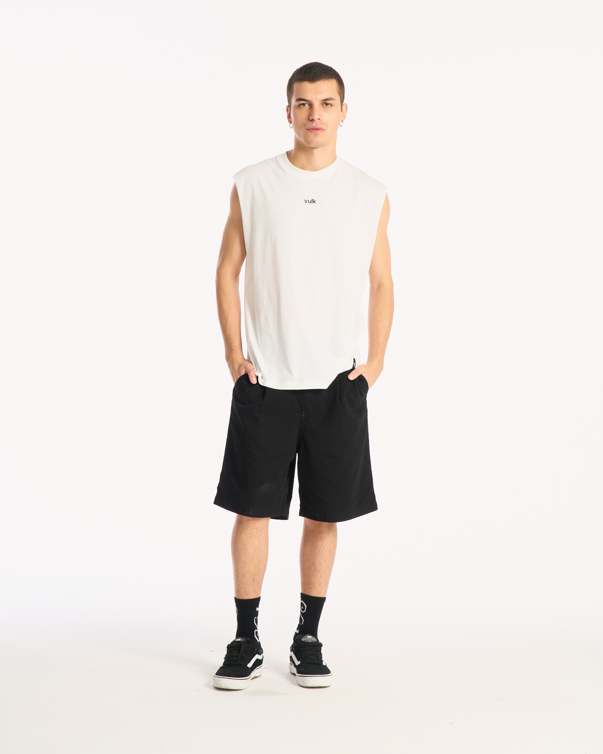 Muscle Vulk Logo Muscle White
