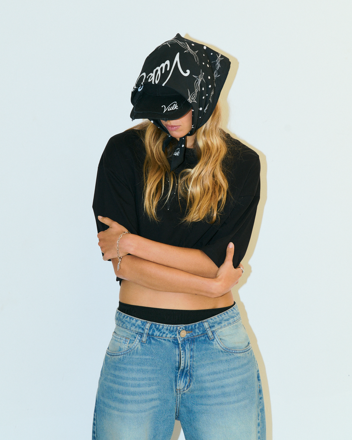 Bandana Vulk Bad Roses Bandana Black