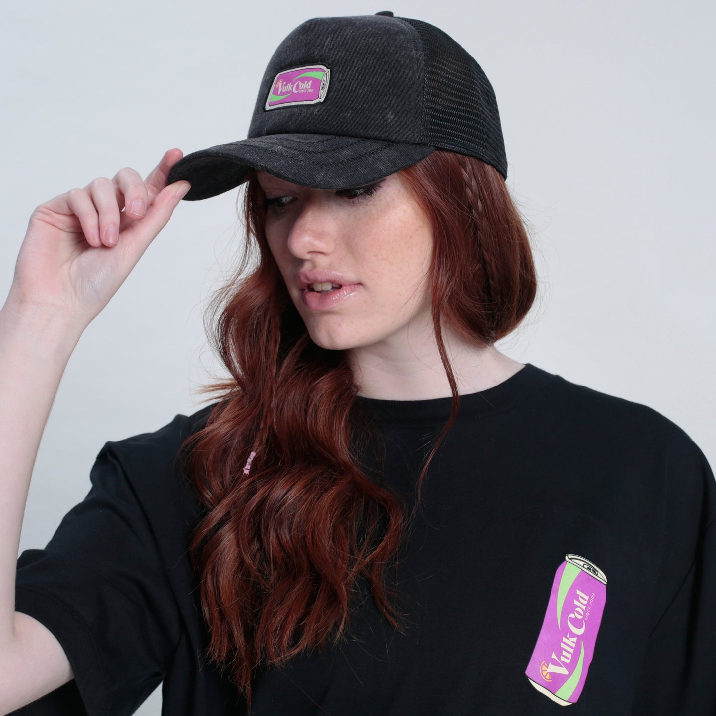 Gorra Vulk Cans Trucker Black