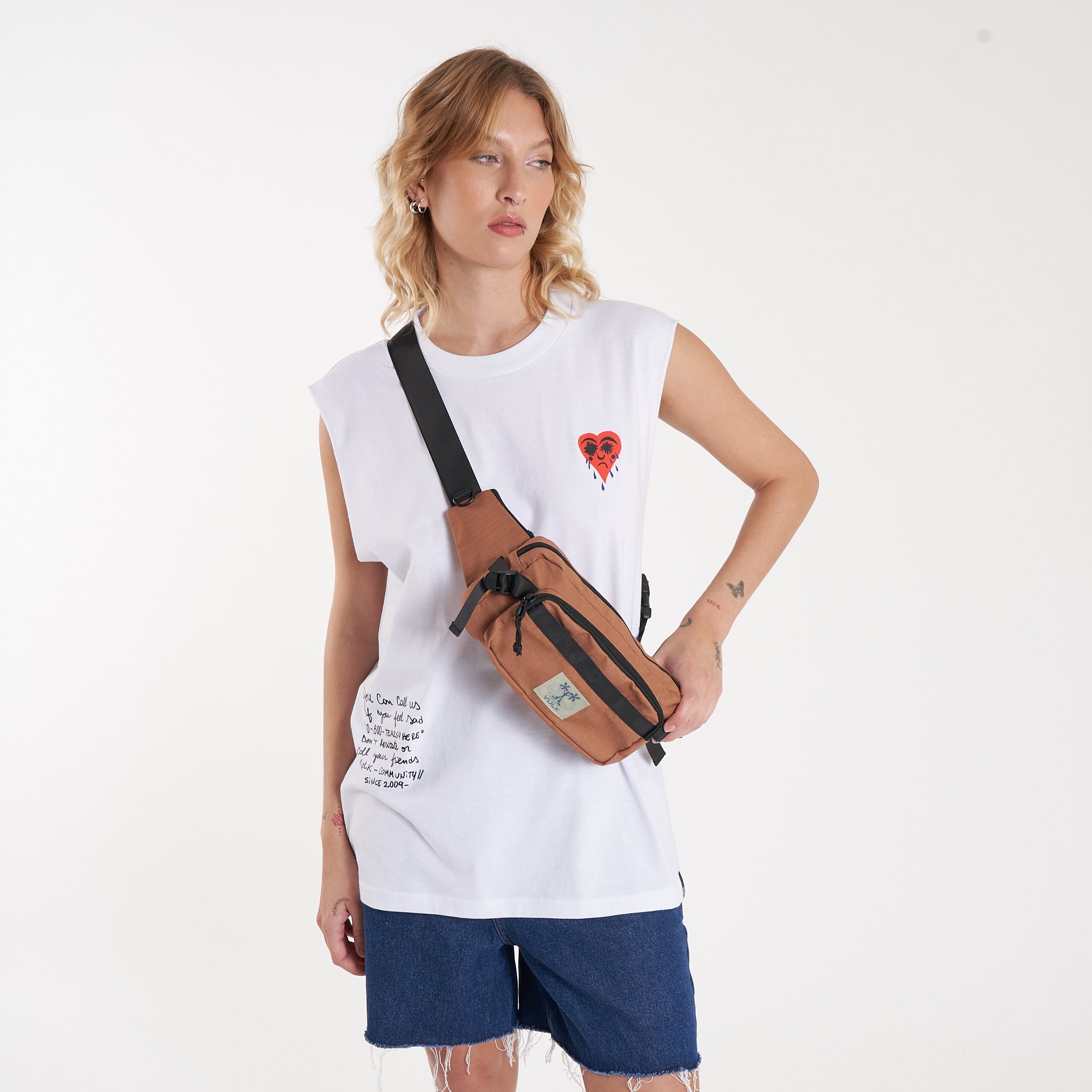 Bolso Vulk Teck Waistbag Brown