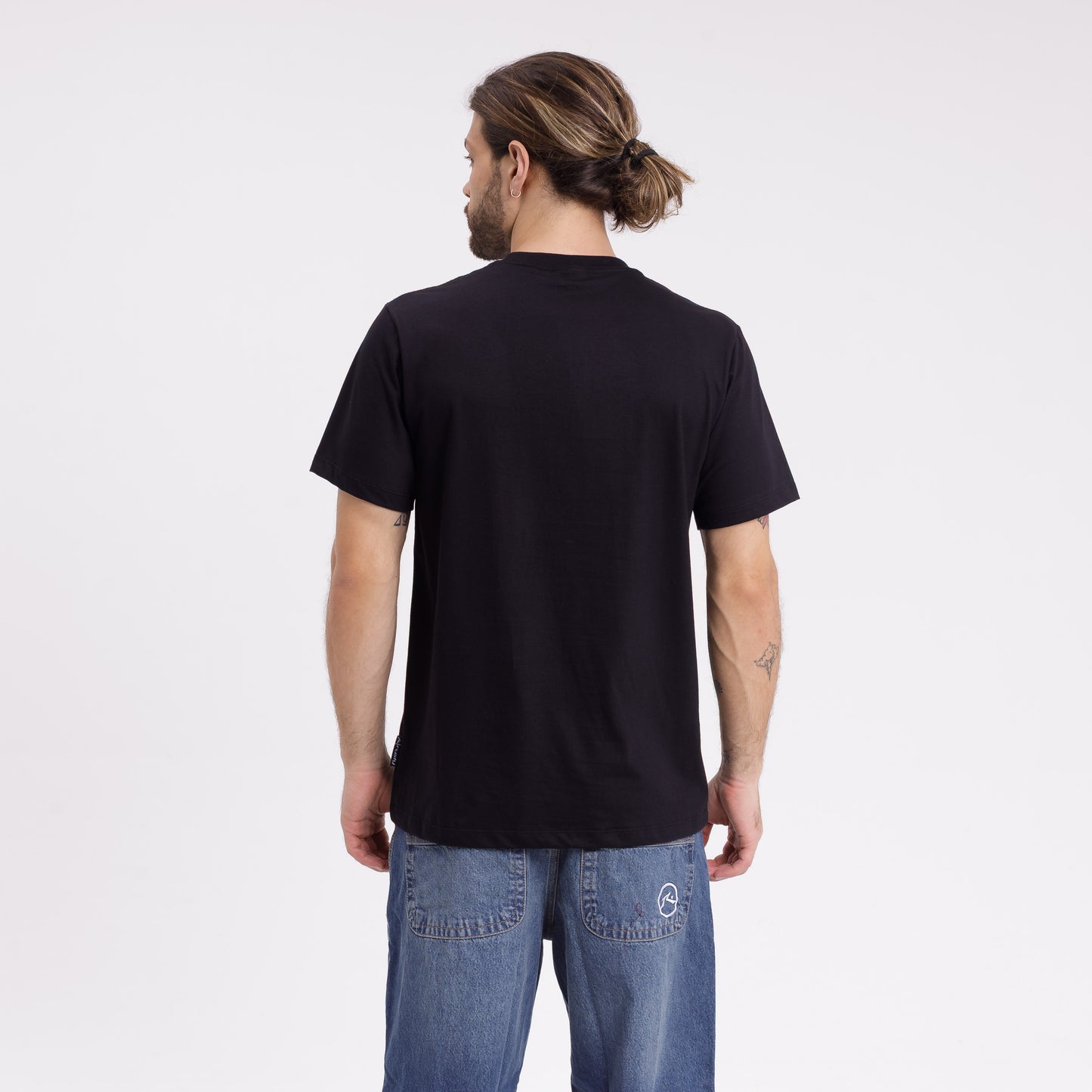 Remera Hombre Rusty Pack 2x1 All Night Blanco Y Negro