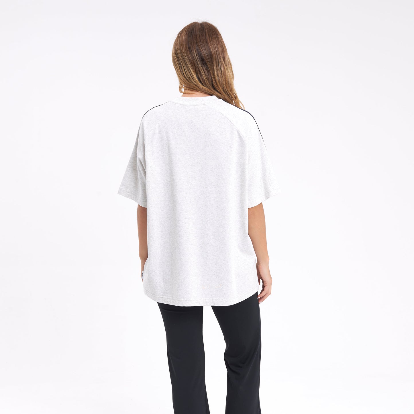 Remera Mc Rusty All Saint Collegiate Oversize Tee Ld Grey Marle