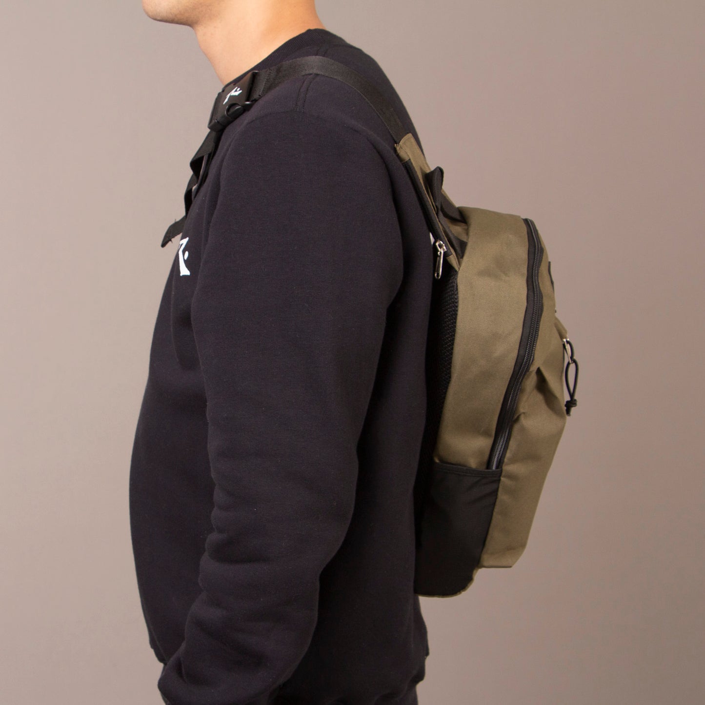 Mochila Rusty Arcade Backpack Black/Army