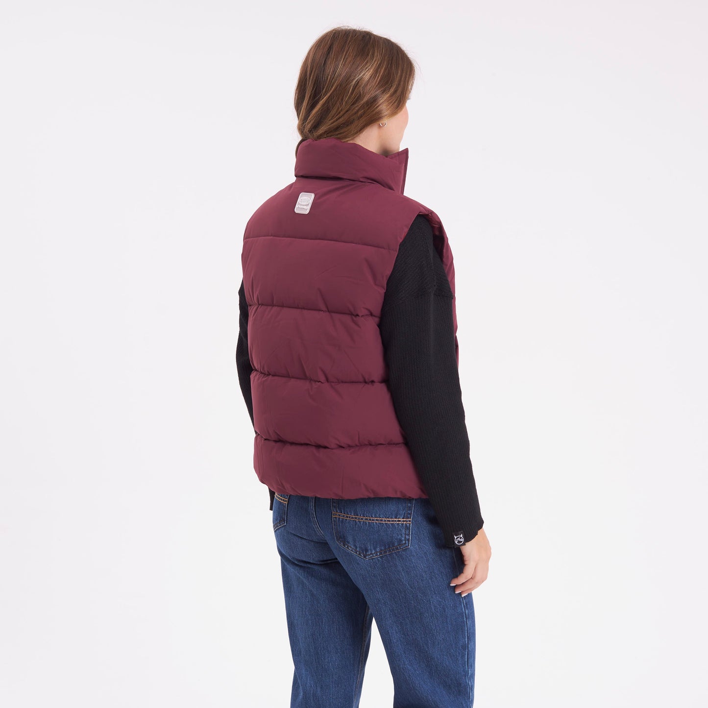 Chaleco Rusty Beautiful Puffer Vest Ld Burgundy