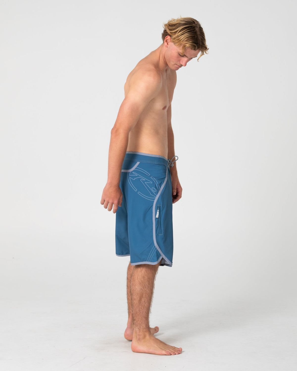Boardshort Rusty Voltron Fixed Waist Boardshort China Blue