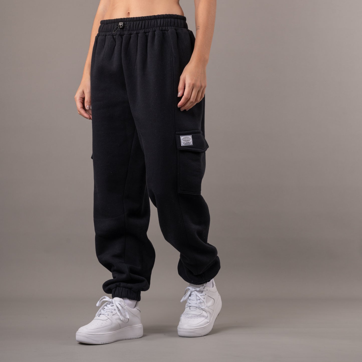 Jogging Rusty Brave Cargo Trackpant Ld Black