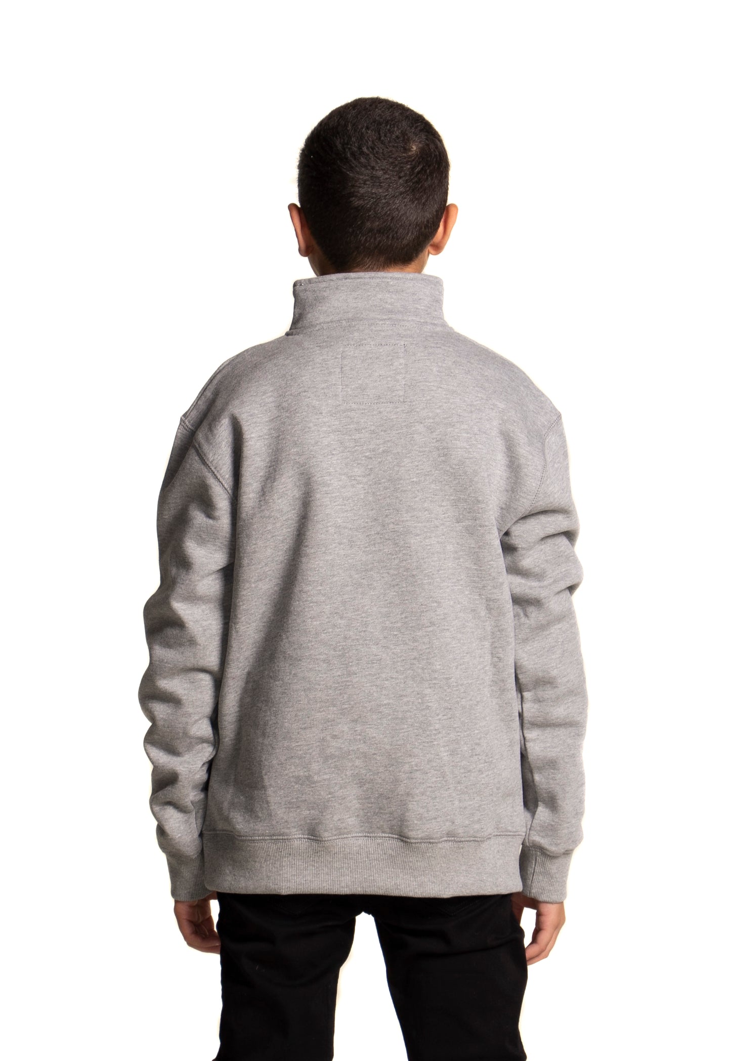 buzo_rusty_glendale_1_4_zip_crew_jr_gris_melange#GM#GRIS MELANGE