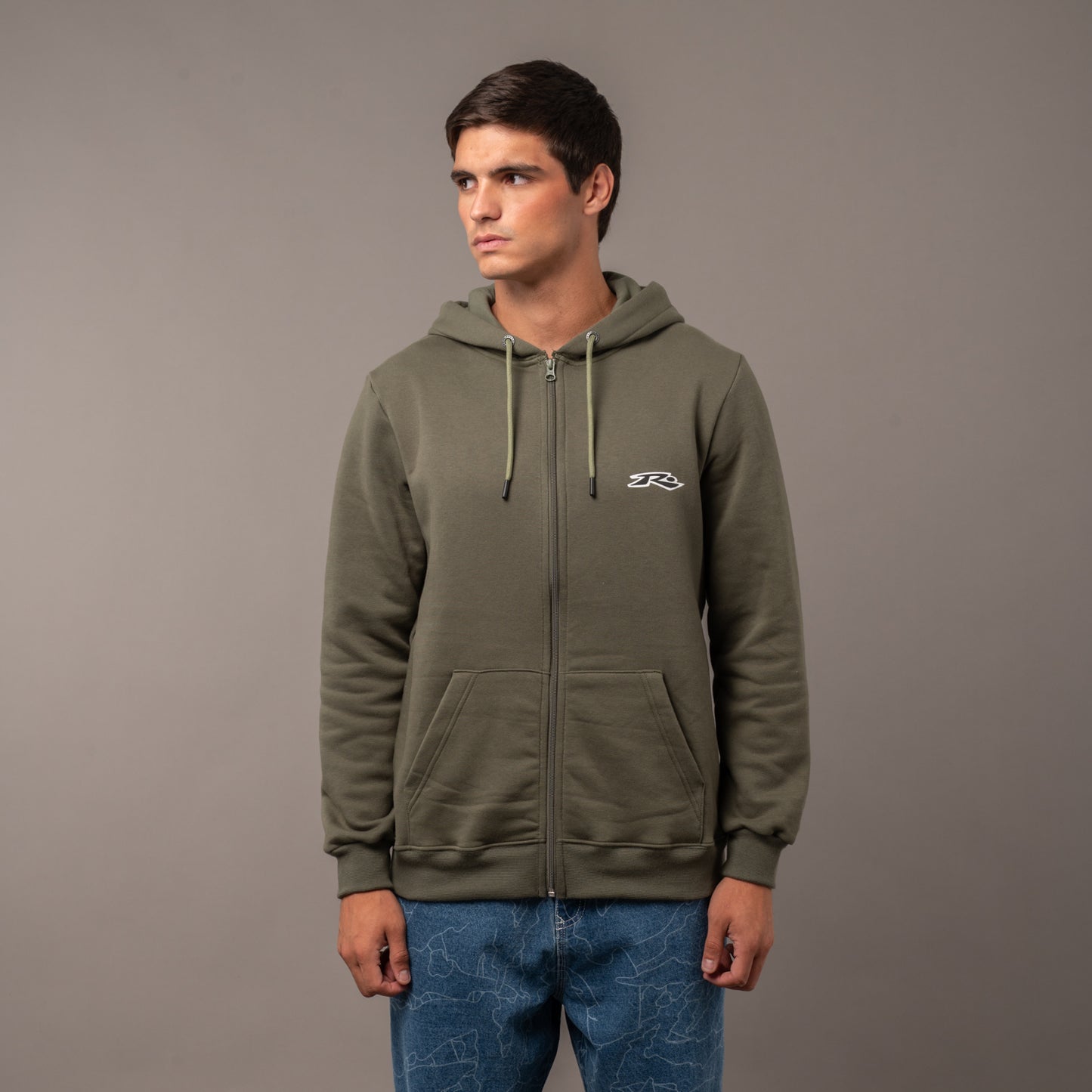 Campera Canguro Rusty Registered Megabig Military Green