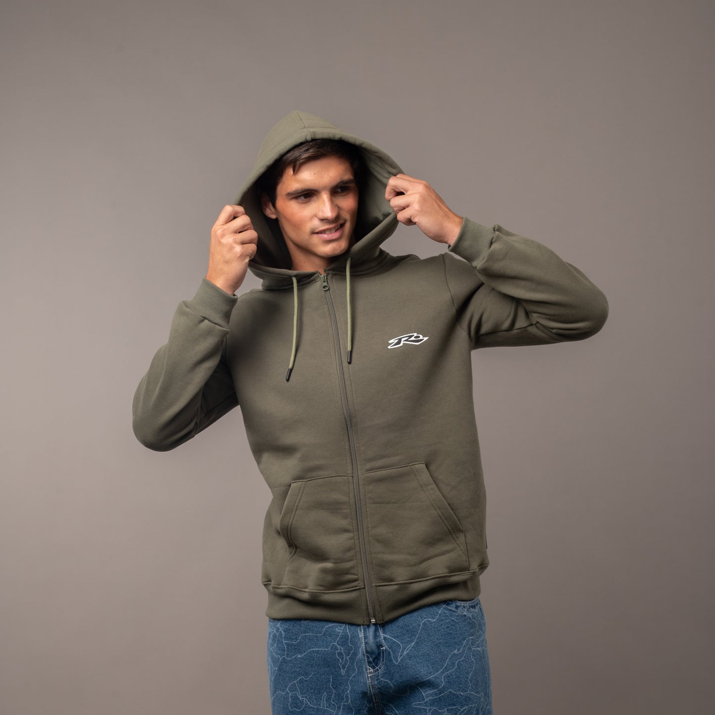 Campera Canguro Rusty Registered Megabig Military Green