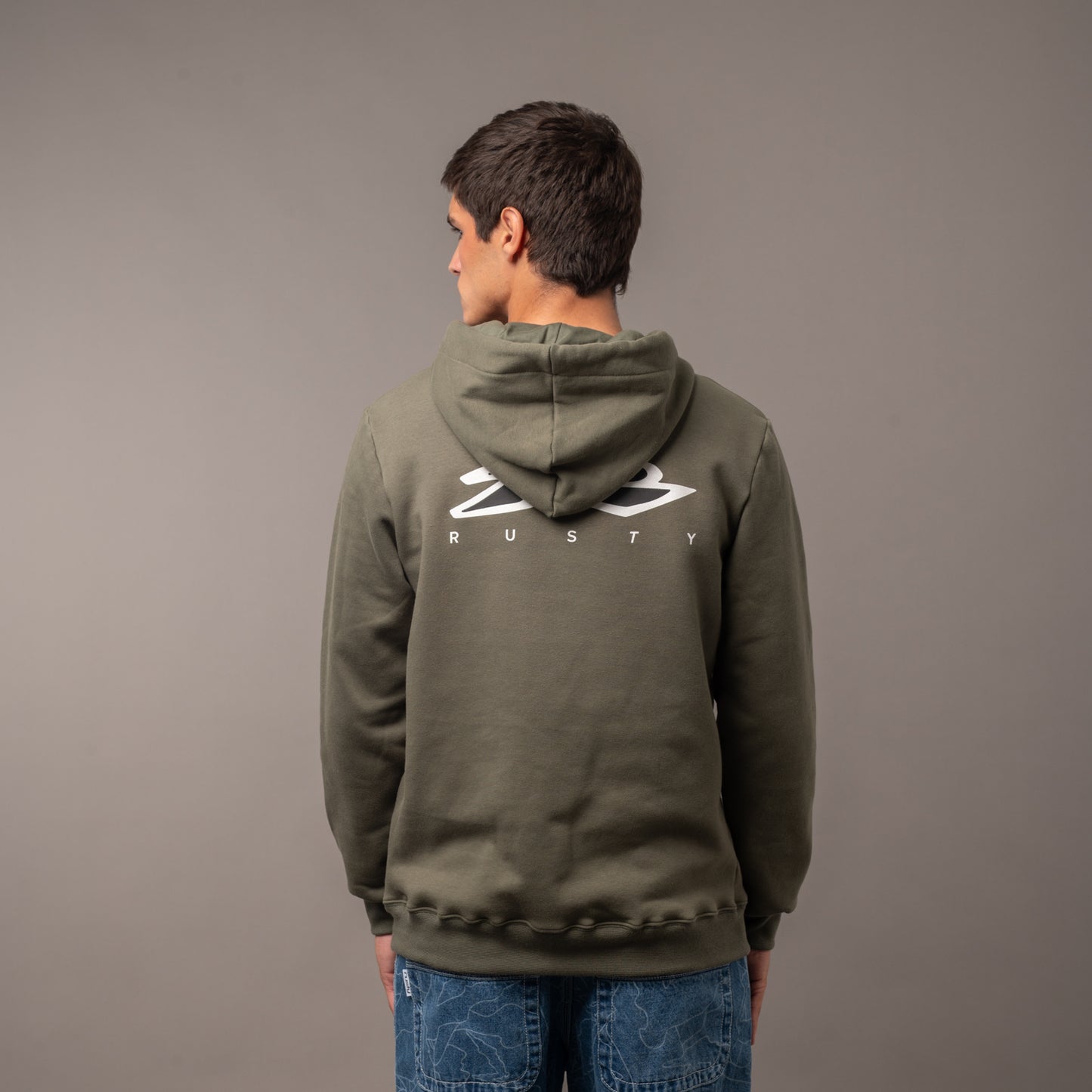 Campera Canguro Rusty Registered Megabig Military Green