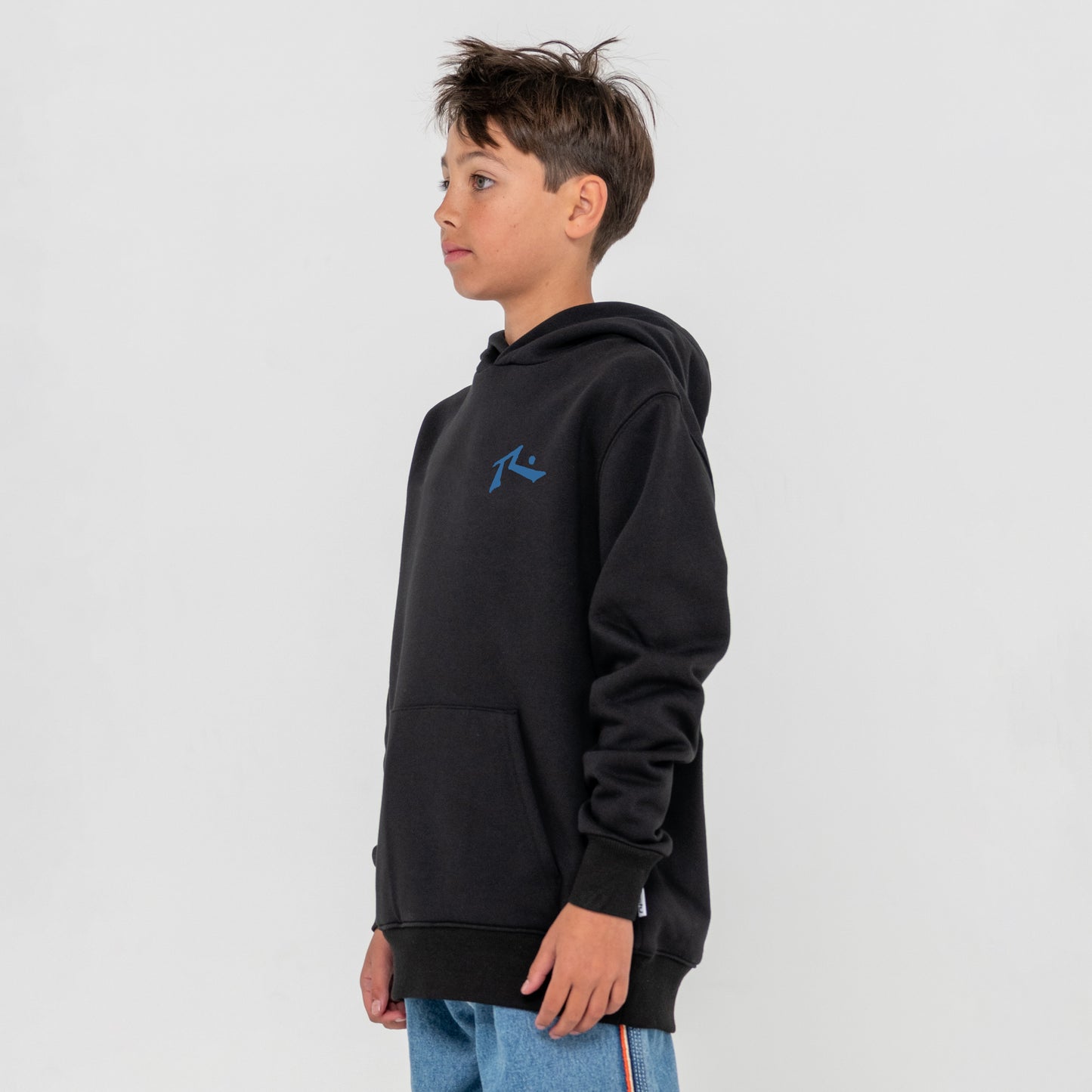 Canguro Rusty Competition Hood Jr Black/Atlantic Blue