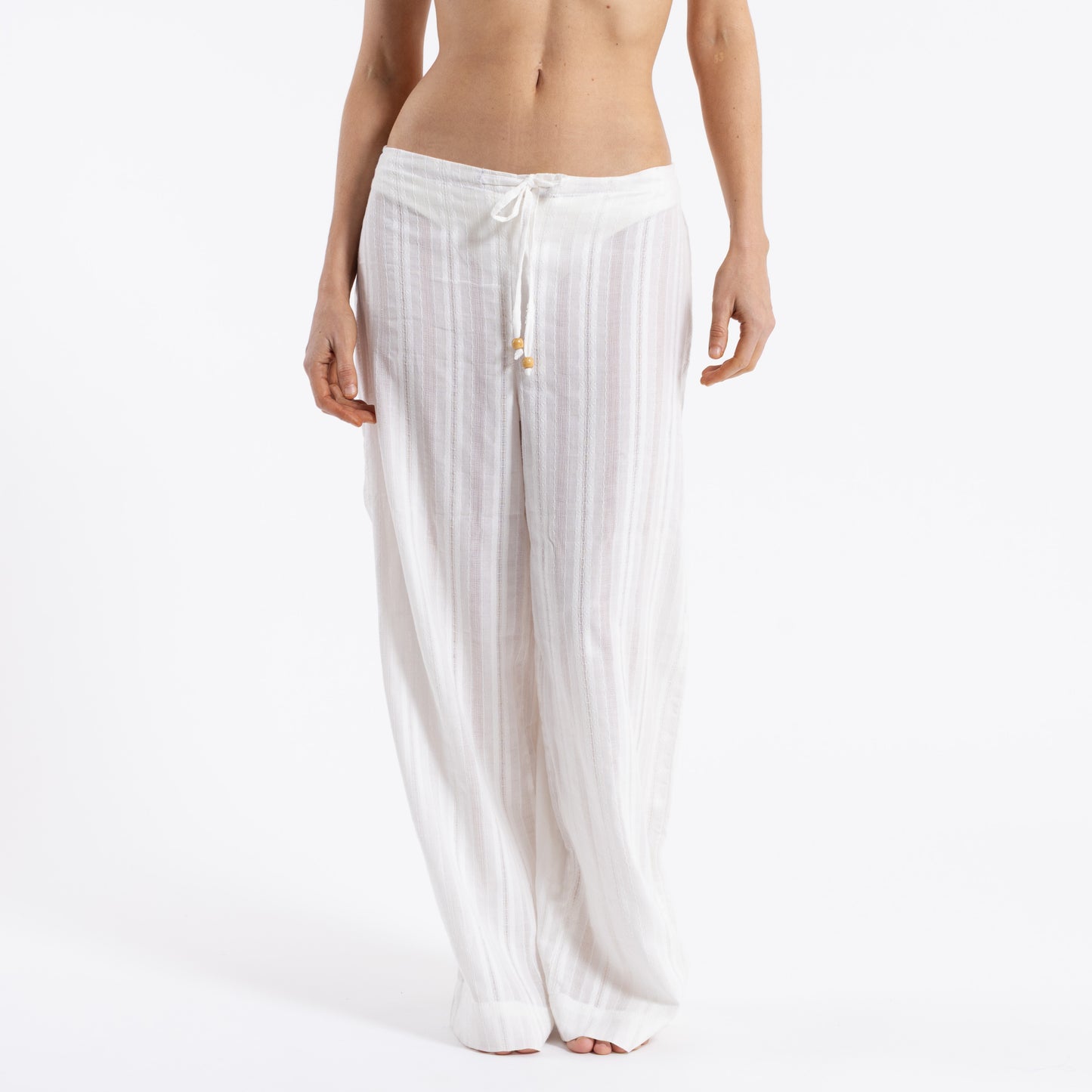 Pantalon Rusty Cici Sheer Beach Pant Ld Off White