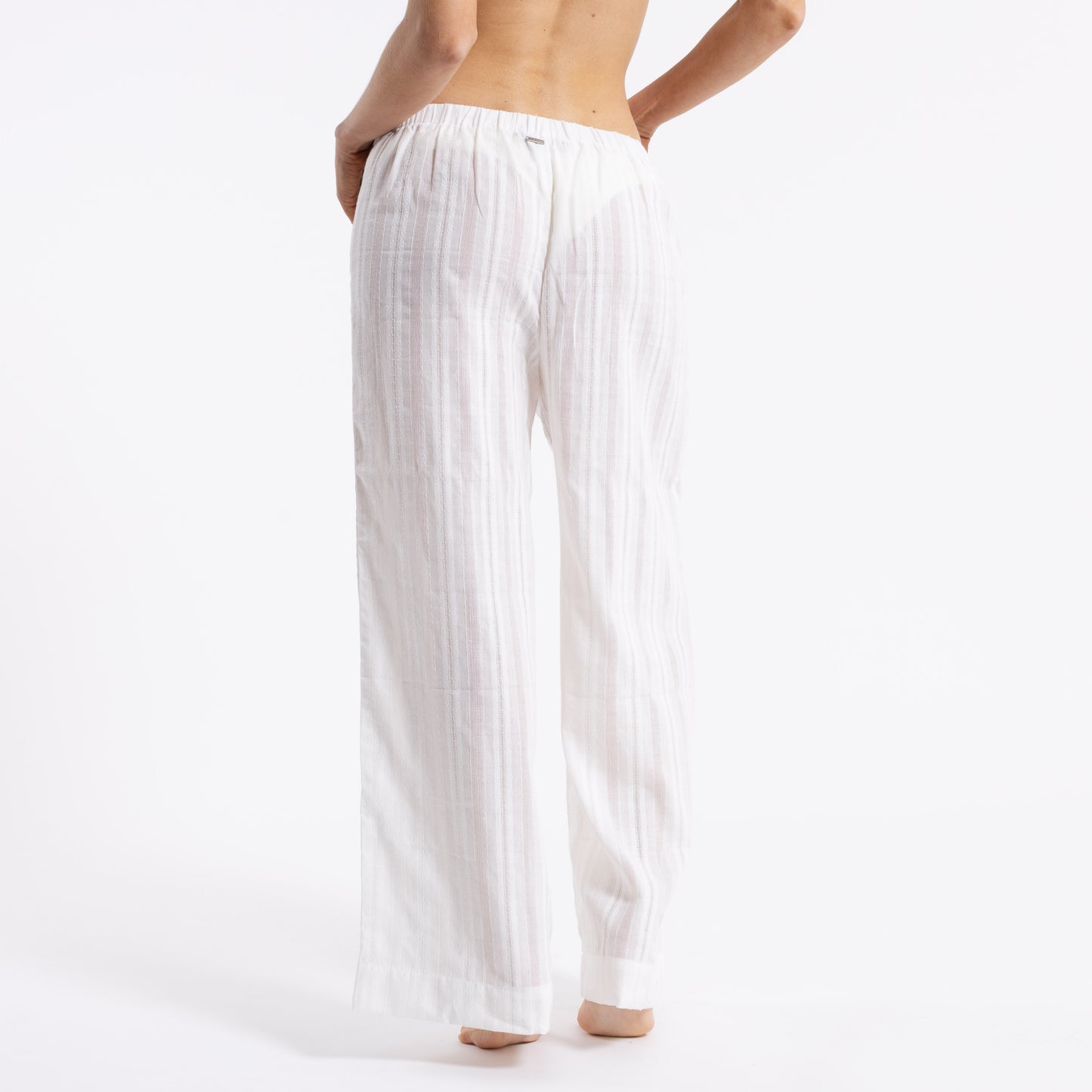 Pantalon Rusty Cici Sheer Beach Pant Ld Off White