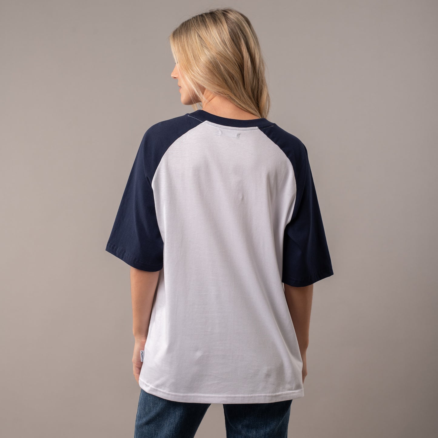 Remera Rusty College Dropout Oversize Navy Blue