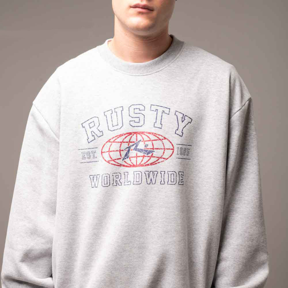 Buzo Rusty Collegiate Worldwide Megabig White Marle
