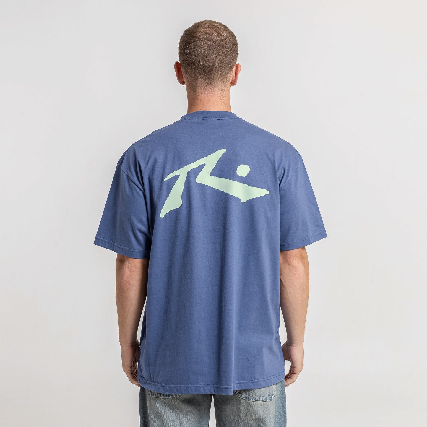 Remera Mc Rusty Competition X 2 Tee Denim Blue/Mint