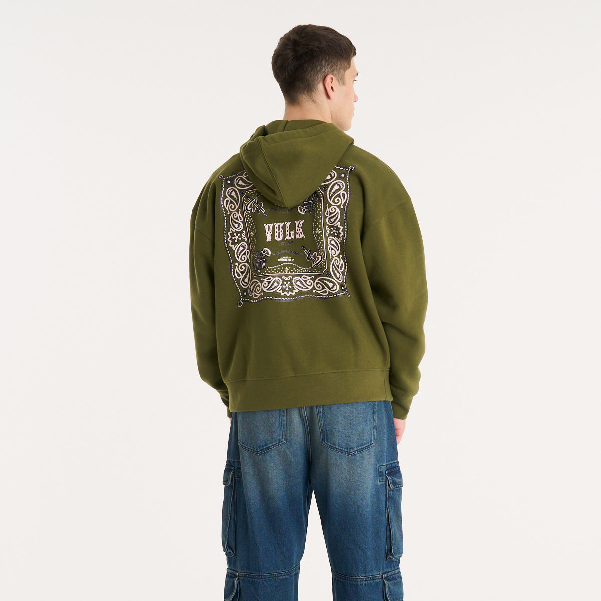 Campera Canguro Vulk Dallas Ziphood Green