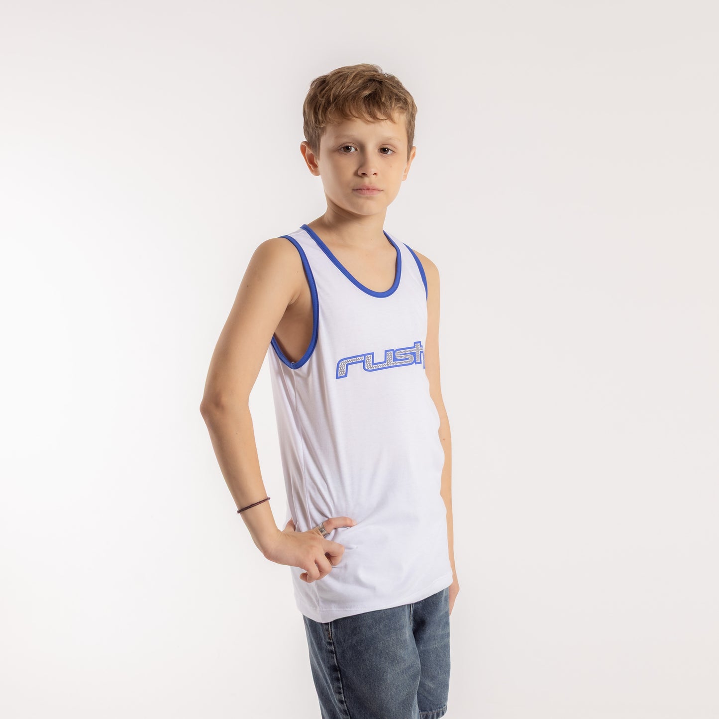 Musculosa Rusty Dead Ringer Tank Jr White