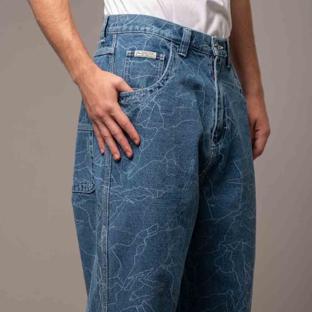 Jean Rusty Flip Daddy Laser Tech Middy Blue