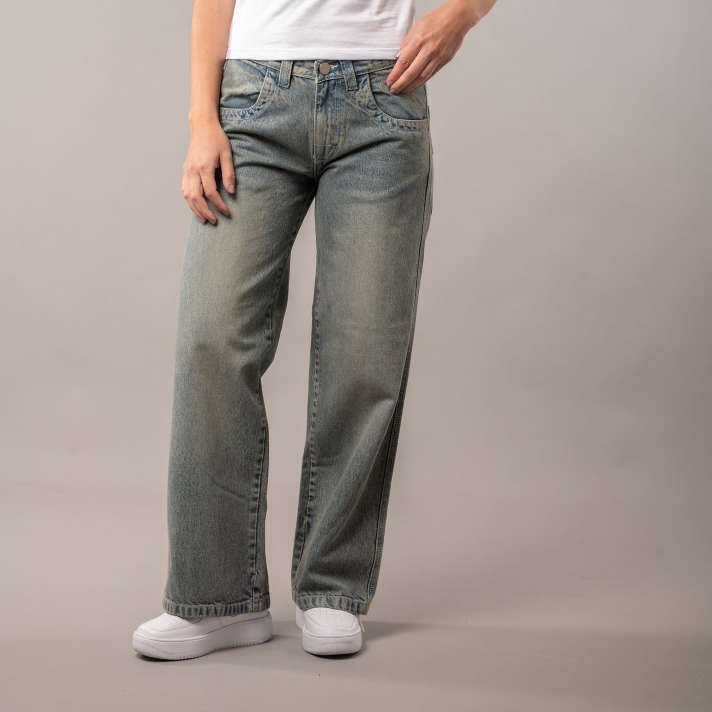 Jean Rusty Flip Mommy Low Rise Tapeless Jean Ld Dirty Dawg