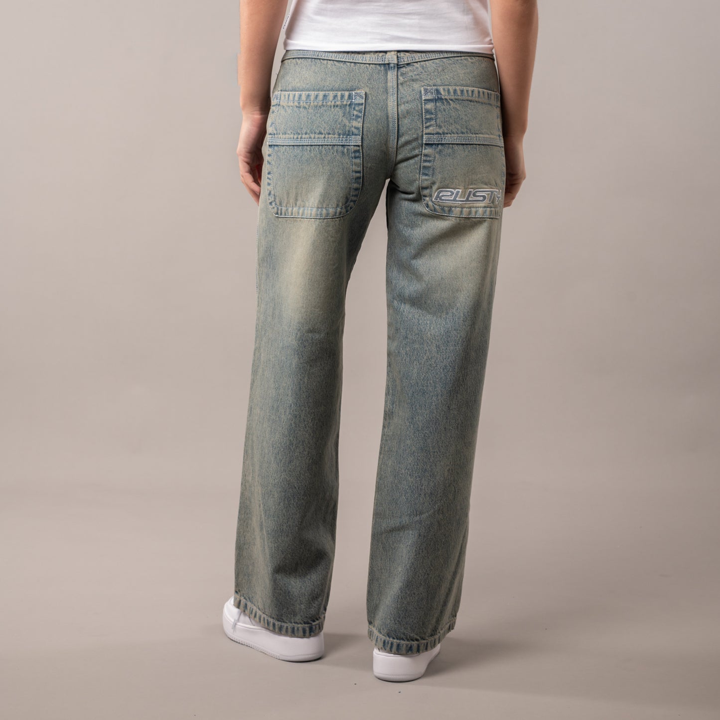 Jean Rusty Flip Mommy Low Rise Tapeless Jean Ld Dirty Dawg