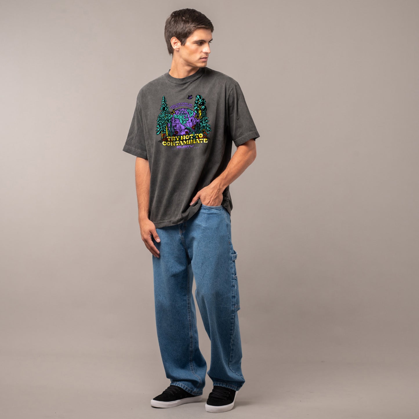 Remera Rusty Fosters Process Black