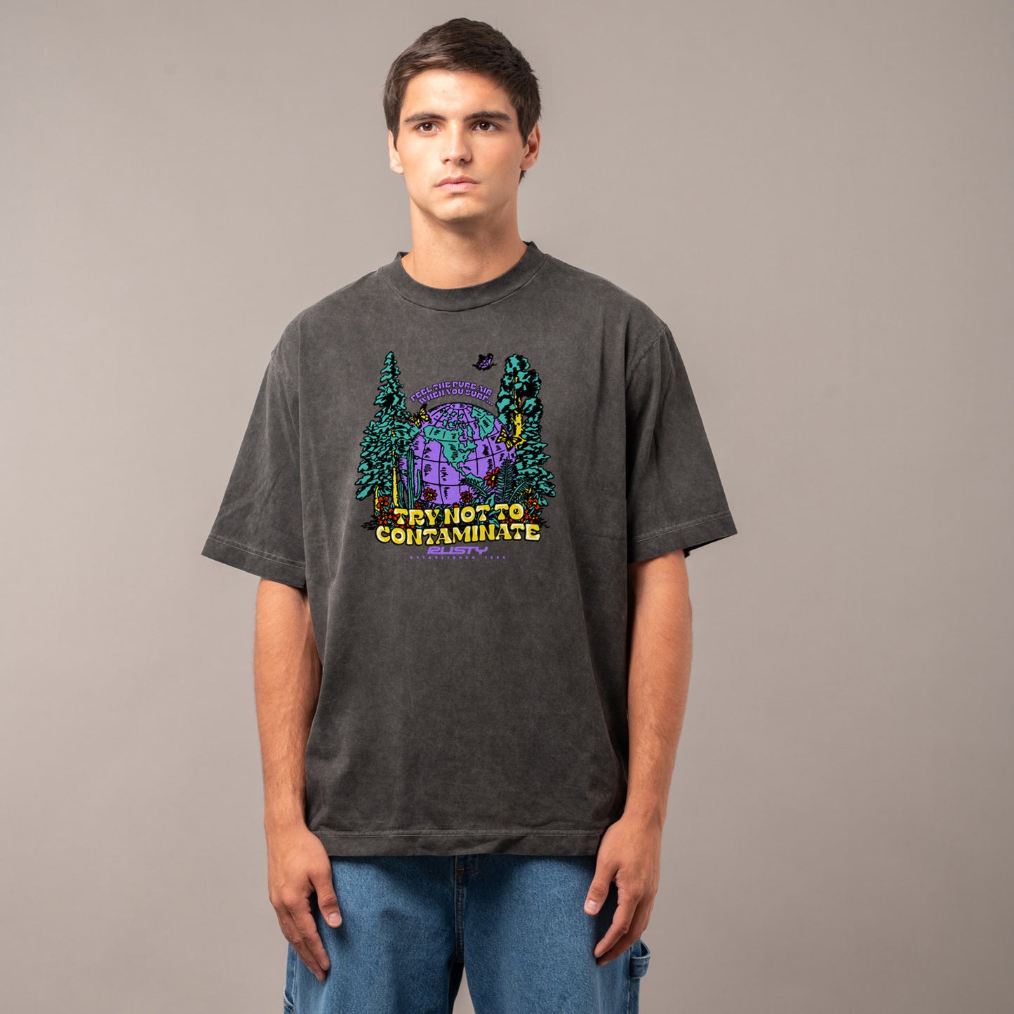 Remera Rusty Fosters Process Black