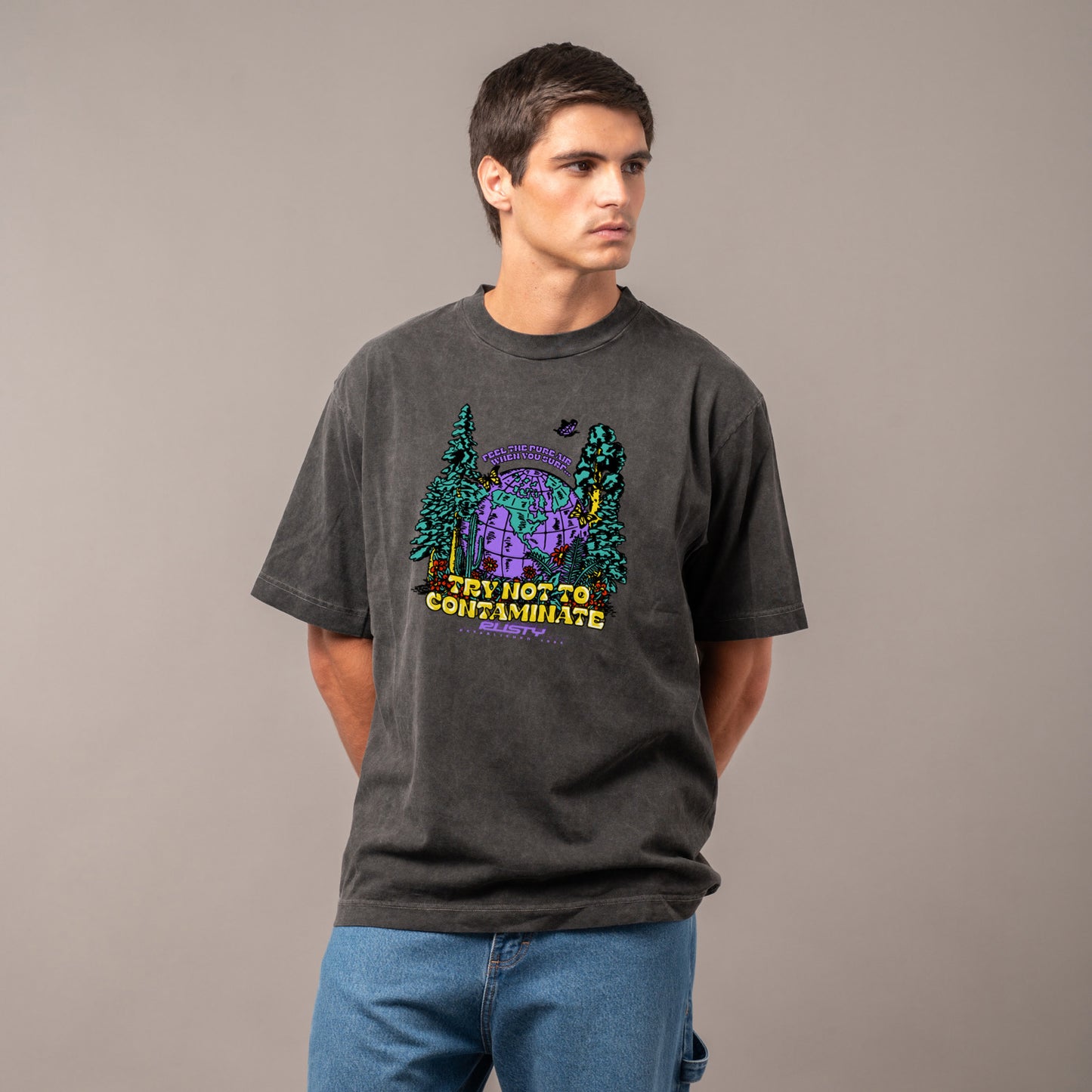 Remera Rusty Fosters Process Black