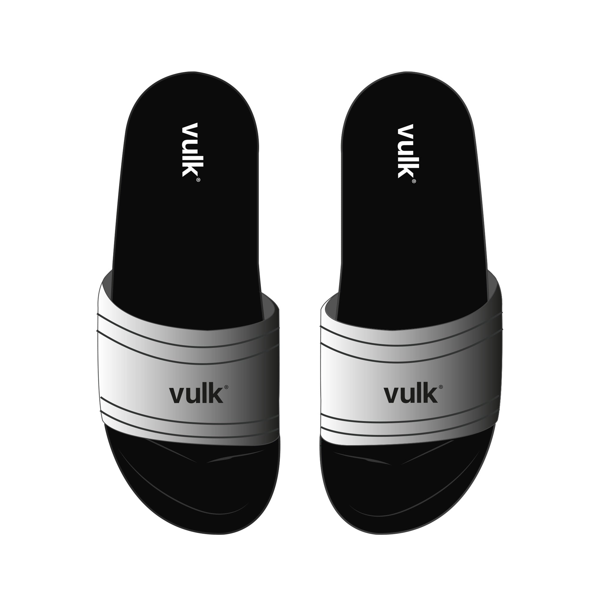 Ojotas Vulk Galaxy Slides Silver