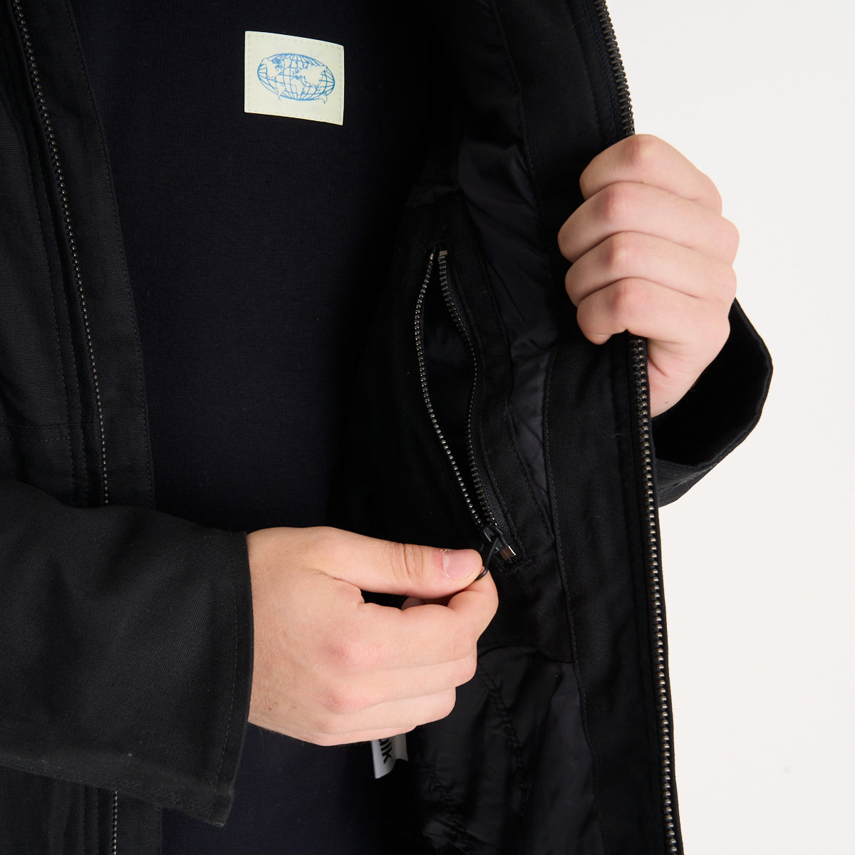 Campera Abrigo Vulk Garage Jacket Black